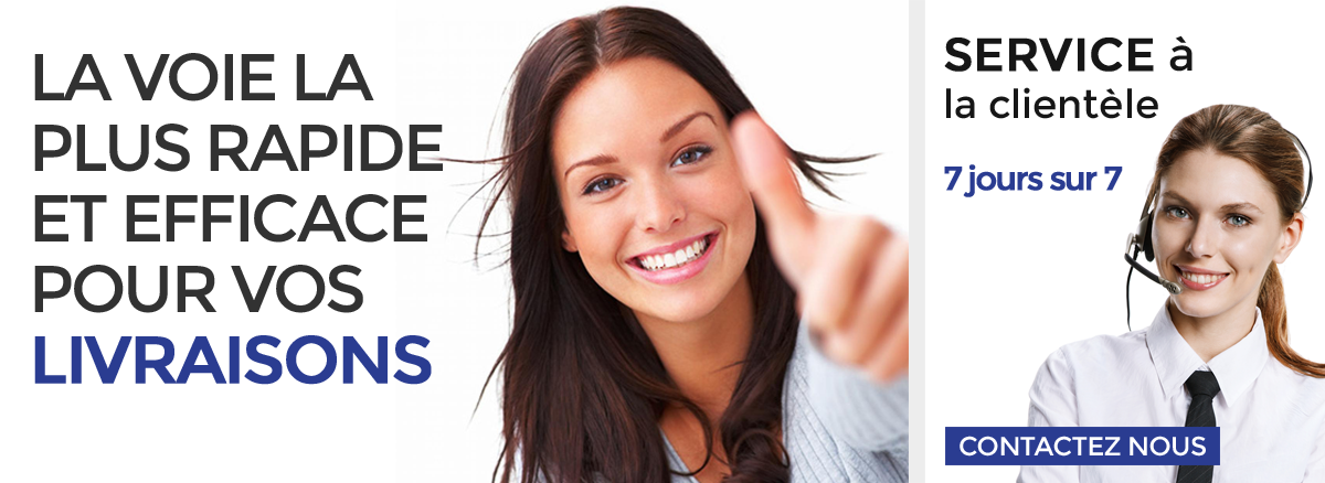 La voie la plus rapide et efficace pour vos livraisons